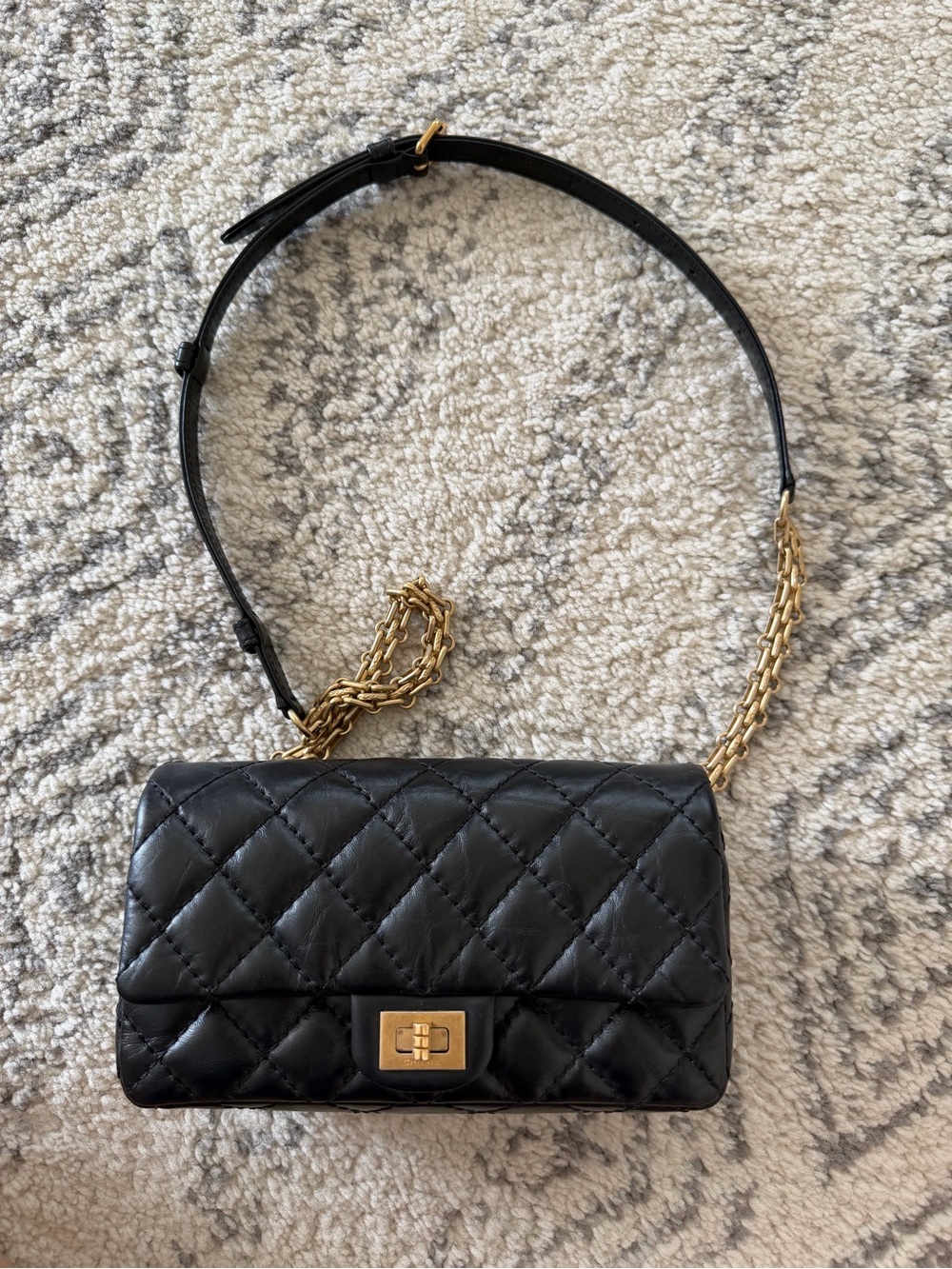 Chanel 2.55 Waist/Belt Quilted Flap Bag